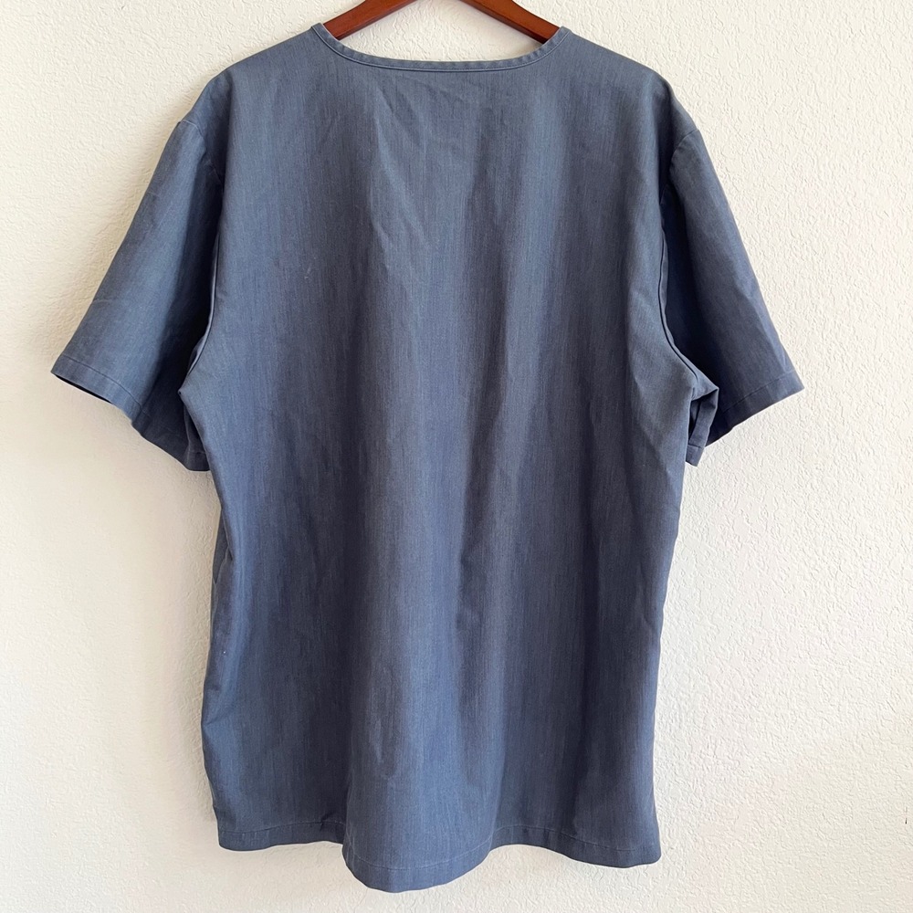 Figs Leon Three-Pocket Scrub Top Size XXL Graphite Gray Technical Collection - Picture 6 of 8